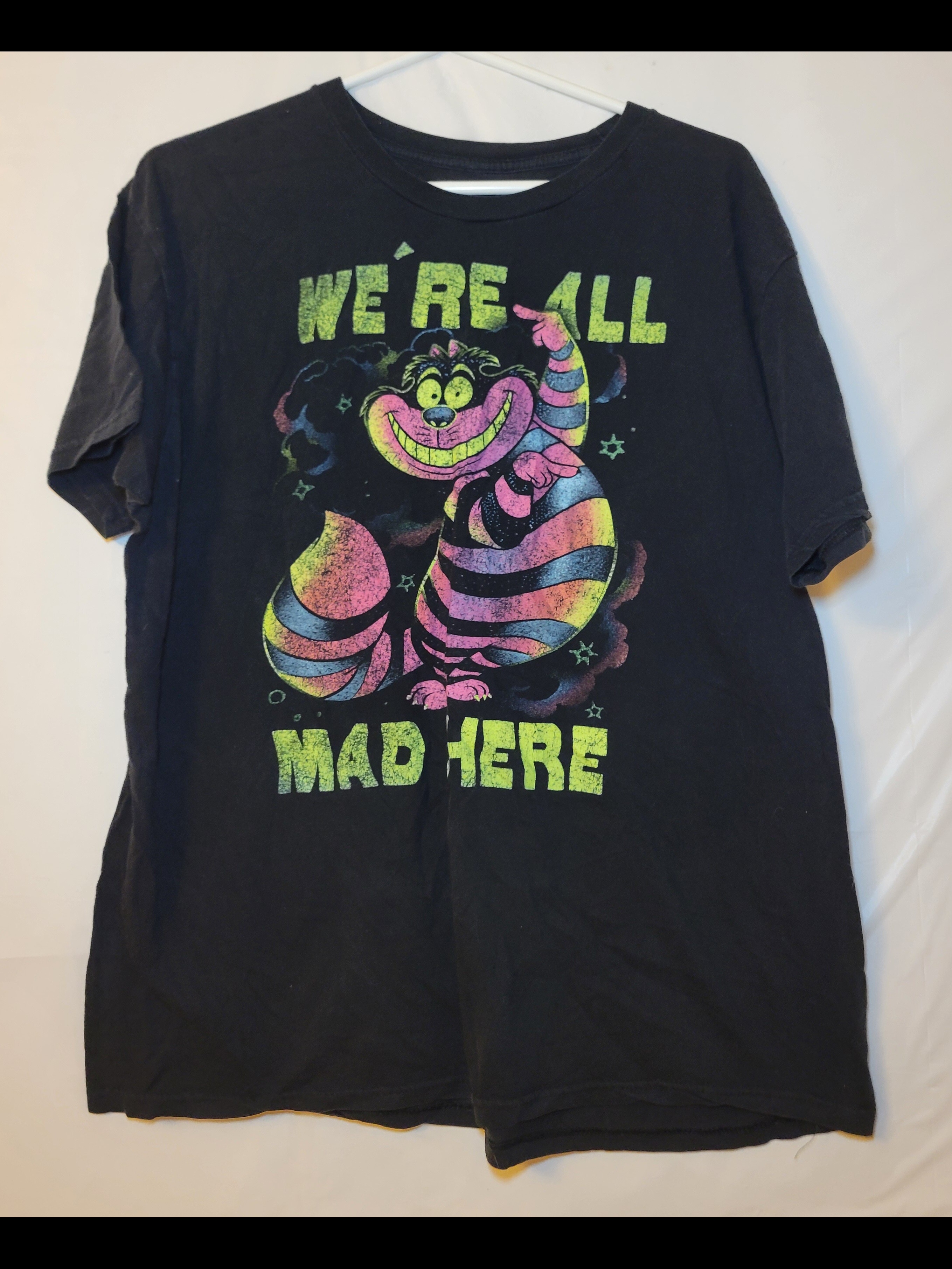 Disney Black Tee With White Logo Print
